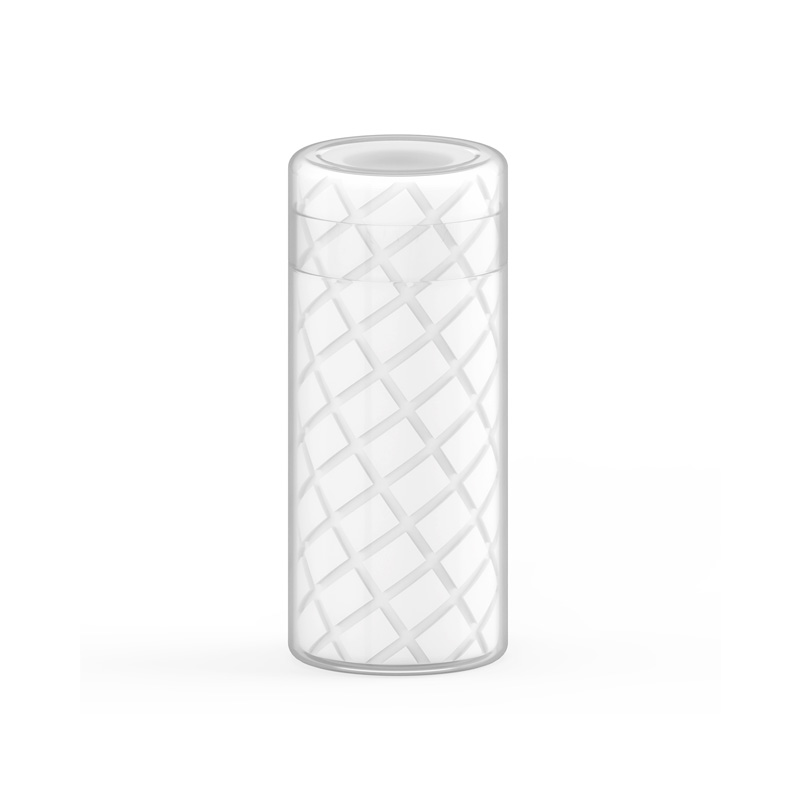 Masturbator cylindryczny-przezroczysty (mały)